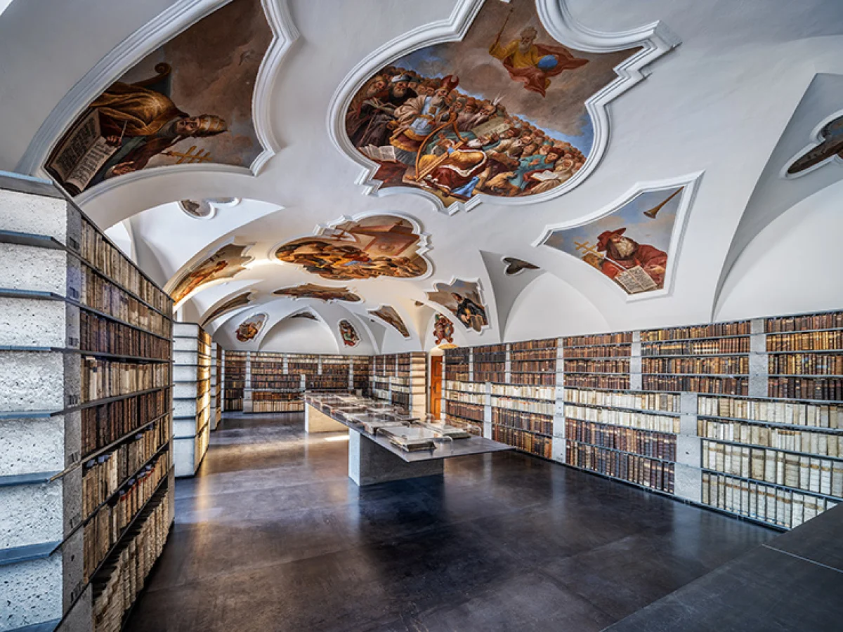 Knihovna v klášteře Želiv