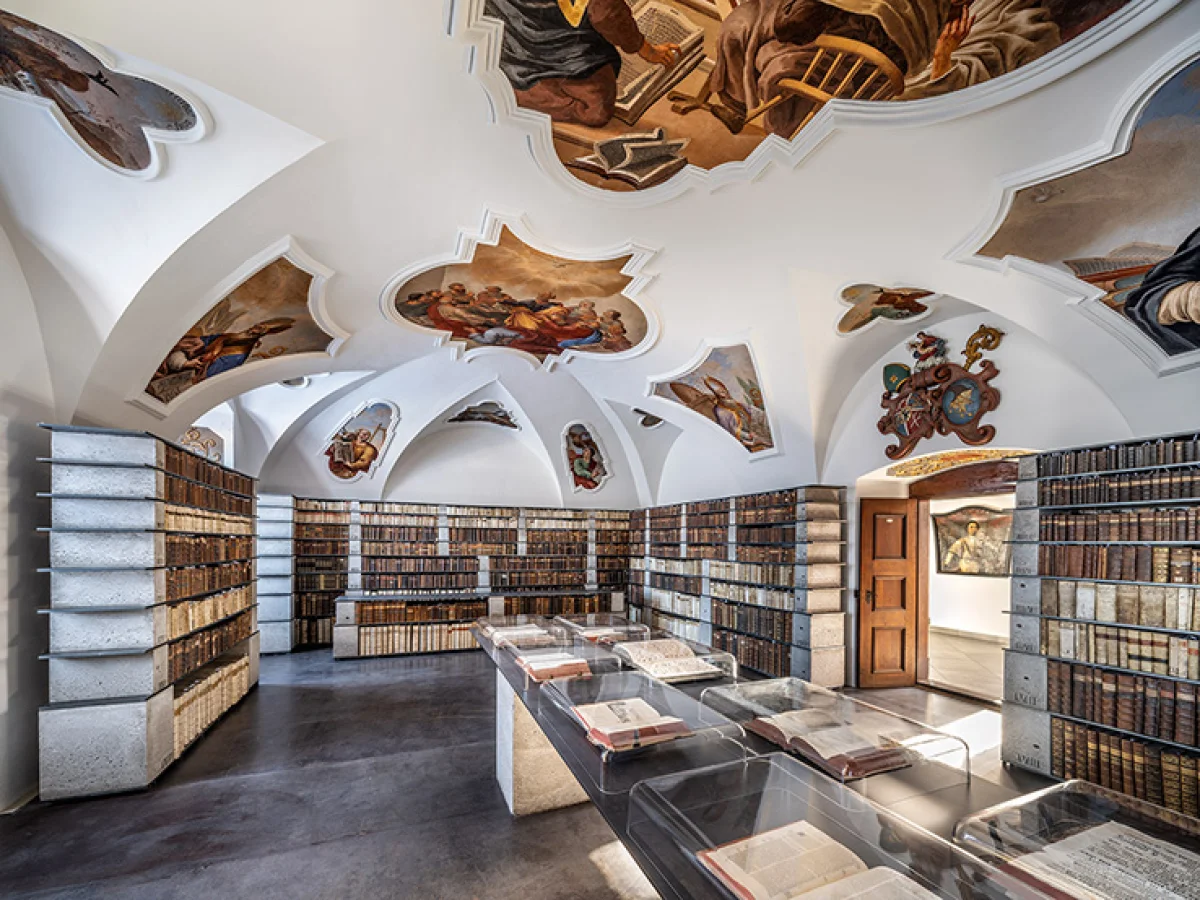 Knihovna v klášteře Želiv