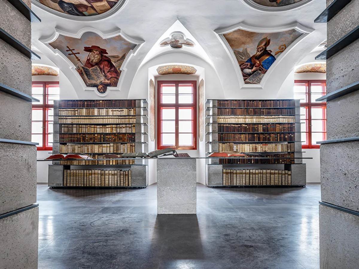 Knihovna v klášteře Želiv