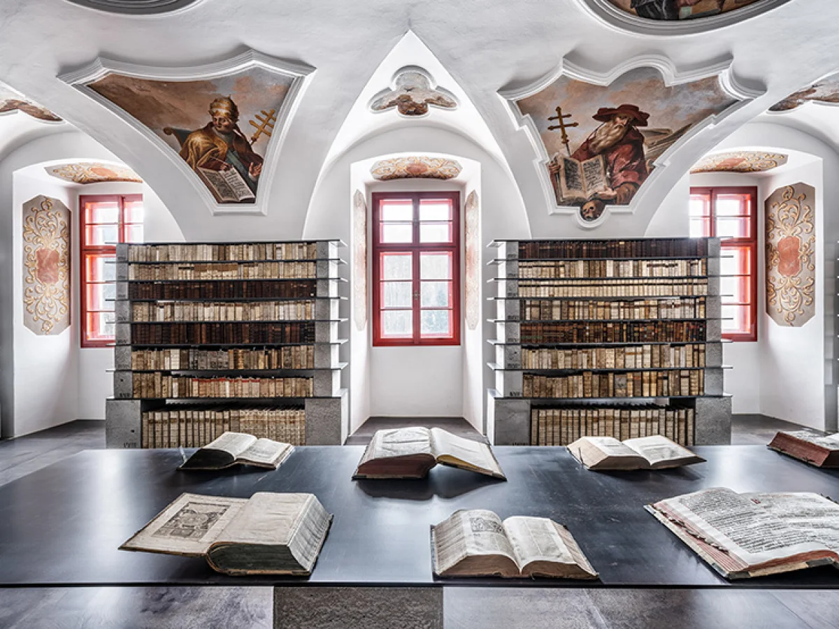 Knihovna v klášteře Želiv