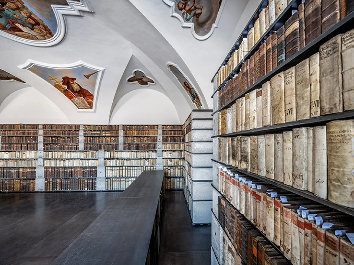 Knihovna v klášteře Želiv