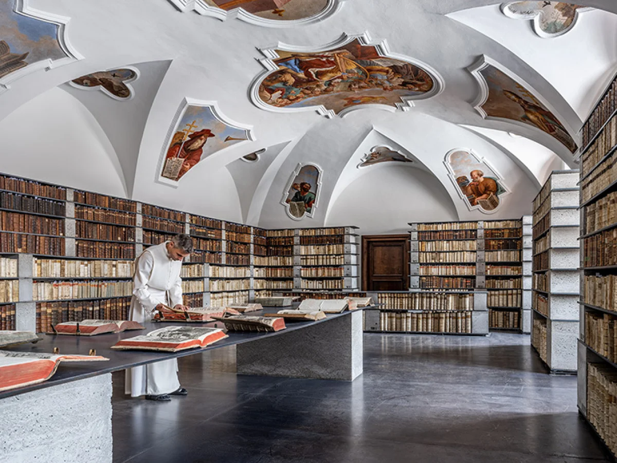 Knihovna v klášteře Želiv