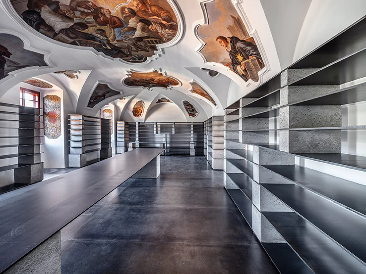 Knihovna v klášteře Želiv