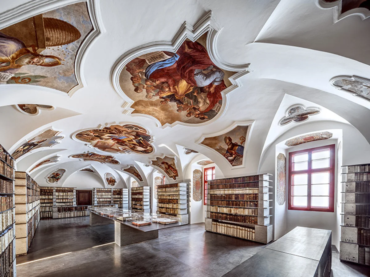 Knihovna v klášteře Želiv