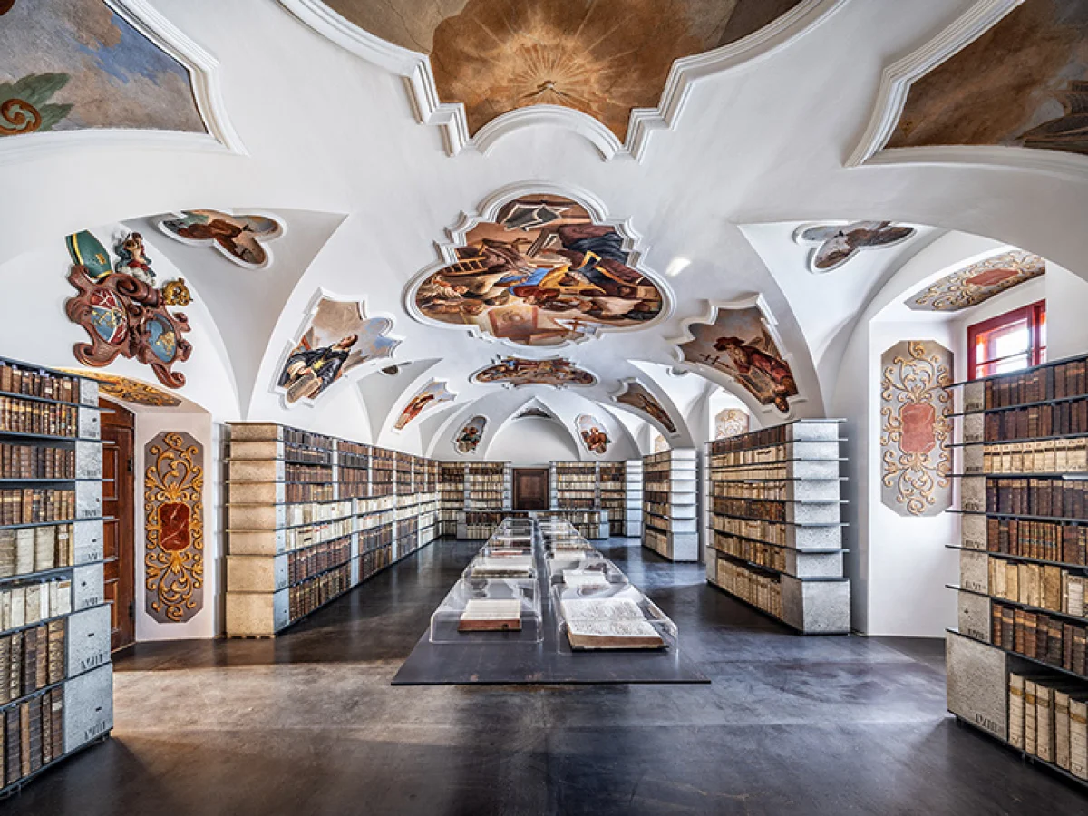 Knihovna v klášteře Želiv