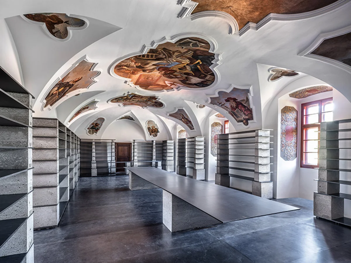 Knihovna v klášteře Želiv