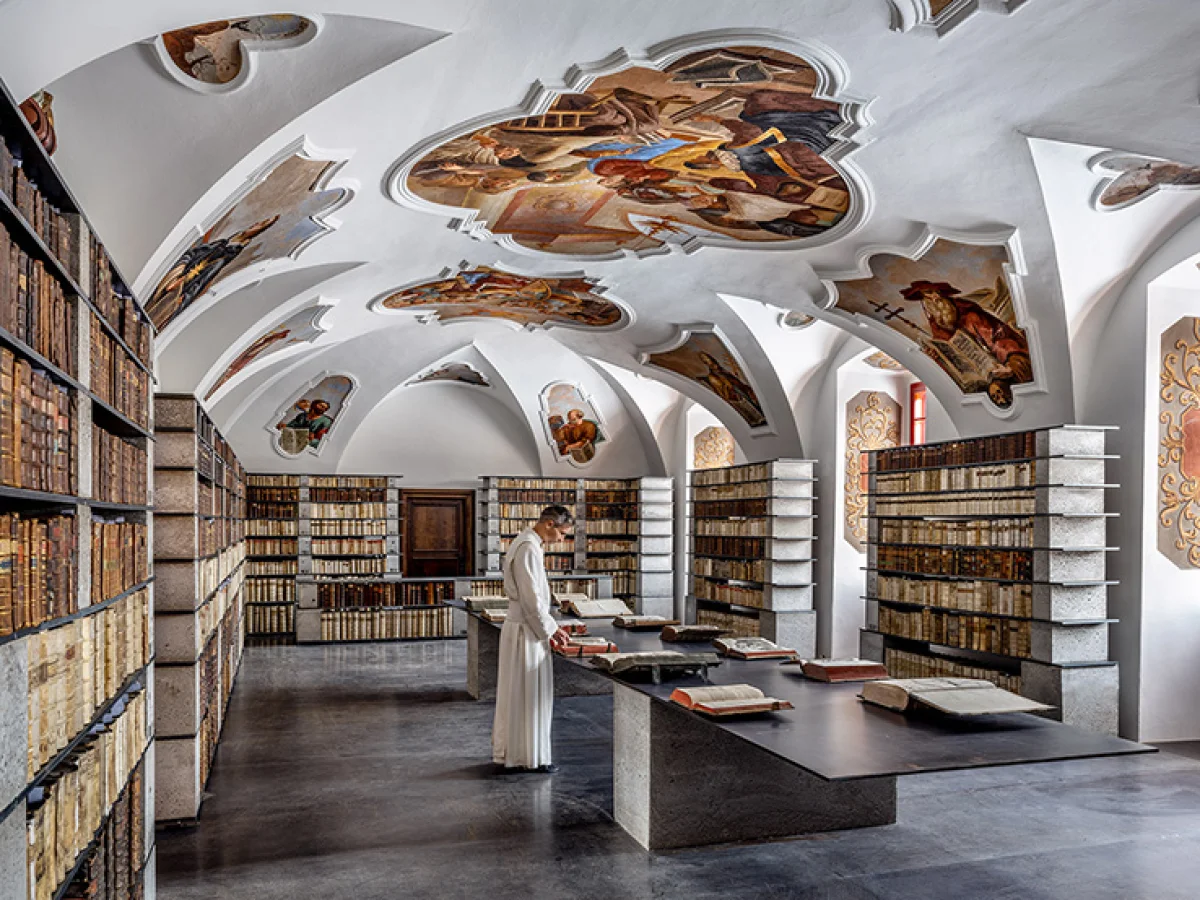 Knihovna v klášteře Želiv