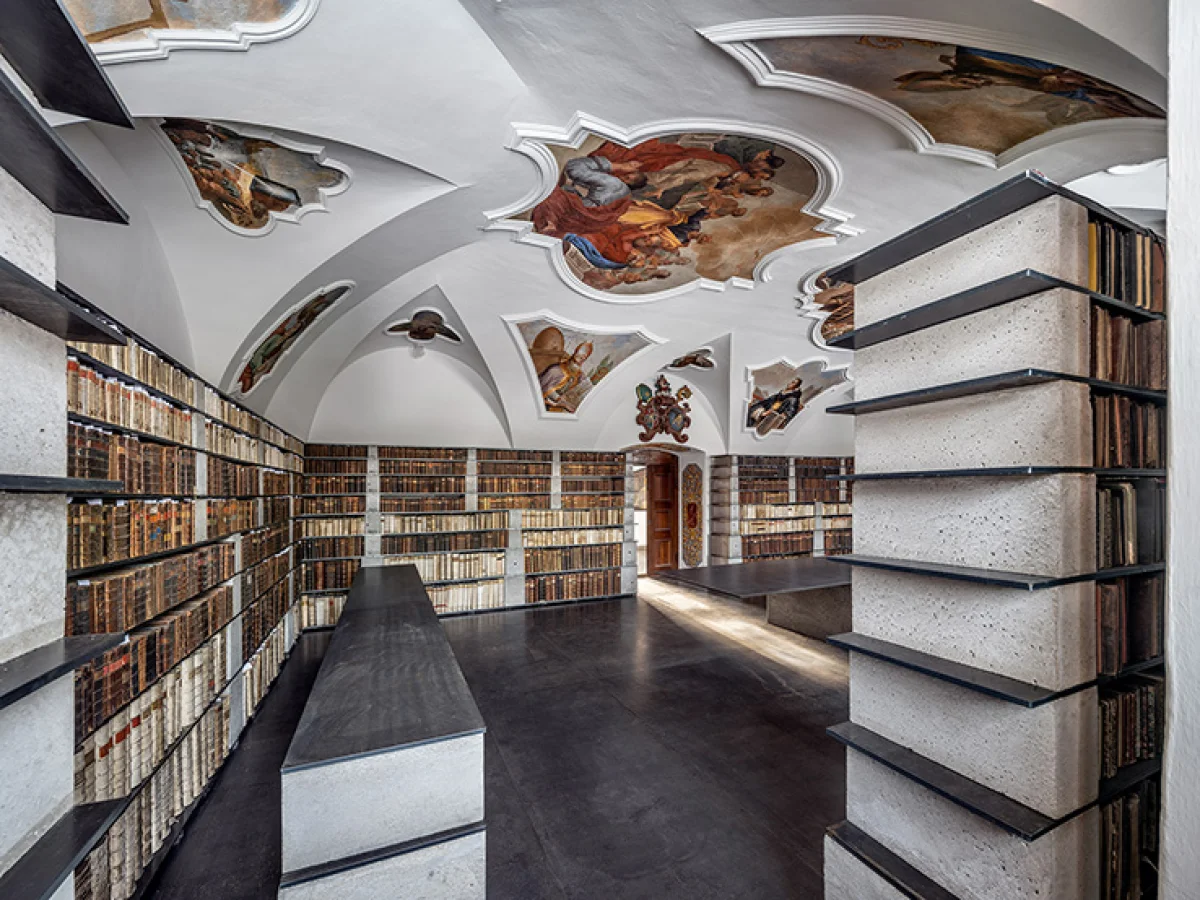 Knihovna v klášteře Želiv